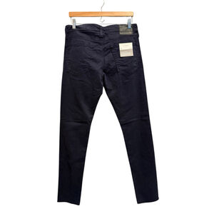 AG Adriano Goldschmied Stockton Jeans Size 33x34 Navy Sueded Stretch Sateen NWT